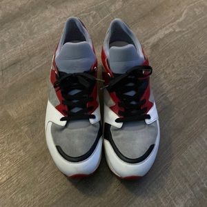 Dolce and Gabanna Red and Black Sneakers